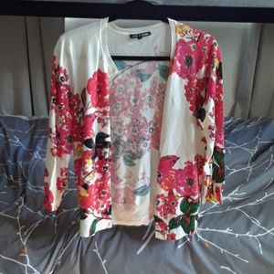 Floral cardigan